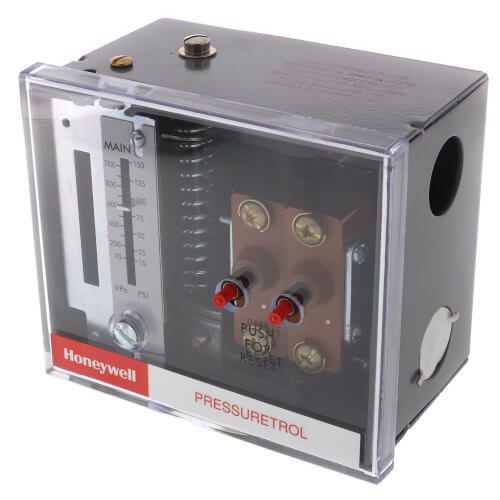 Honeywell L4079A1050 - Pressuretrol Controller, Manual Reset, 10 psi to 150 psi