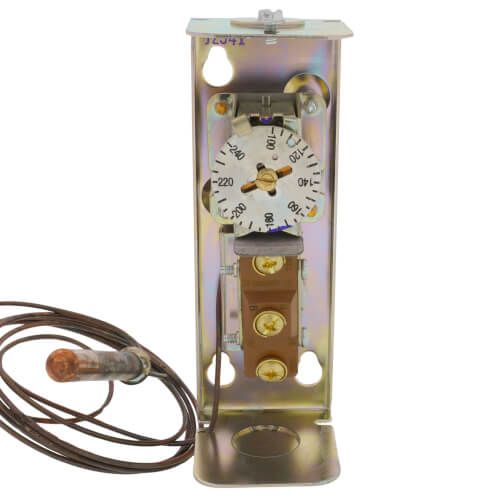 Resideo L6008A1192 - Low Limit & Circulator Remote Bulb Aquastat, 100-240-Degree(F) range, 5-30-Degree Adj Differential