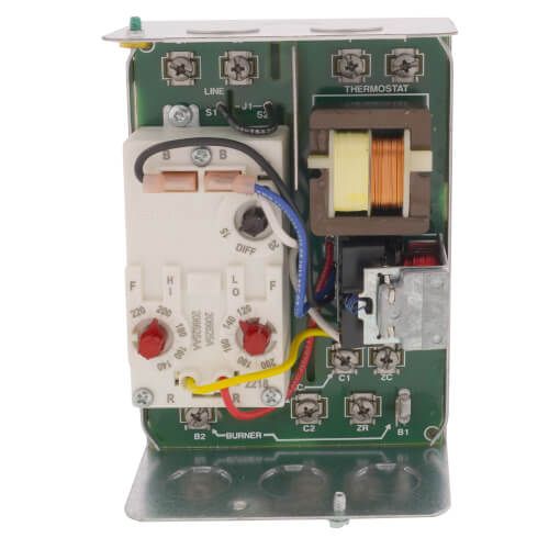 Resideo L8124A1007 - High Limit Protection, Low Limit & Circulator Triple Aquastat Relay, High = 10-Degree(F), Low Limit = 10-25-Degree Adj Differential