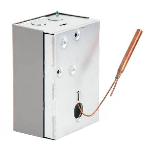 Resideo L8124G1020 - High Limit Triple Vertical Mount Aquastat Relay, High = 10-Degree(F) Diff, Low = 10-25-Degree(F) Adj Differential