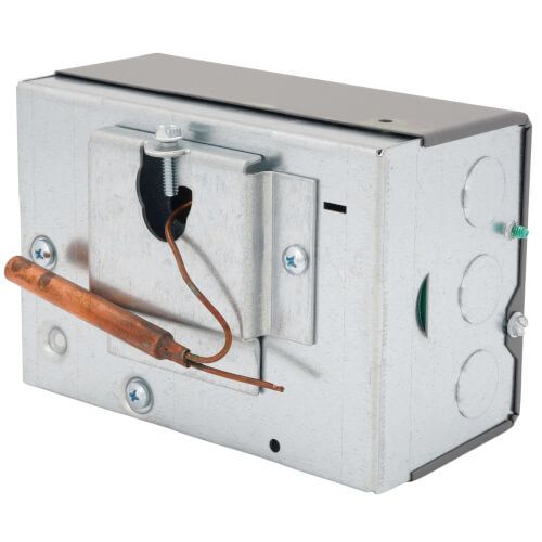 Resideo L8124L1011 - High Limit Triple Horizontal Mount Aquastat Relay, High = 10-Degree(F) Diff, Low = 10-25-Degree(F) Adj Differential