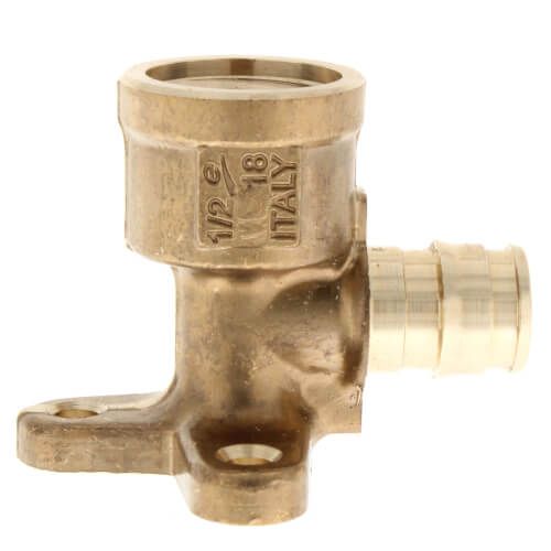 Uponor LF4235050 - 1/2" ProPEX x 1/2" FIP Drop Ear Elbow (Lead Free Brass)