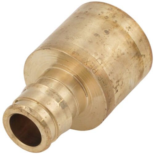 Uponor LF4515075 - 1/2" ProPEX x 3/4" Female Sweat Copper Pipe Adapter (Lead Free Brass)