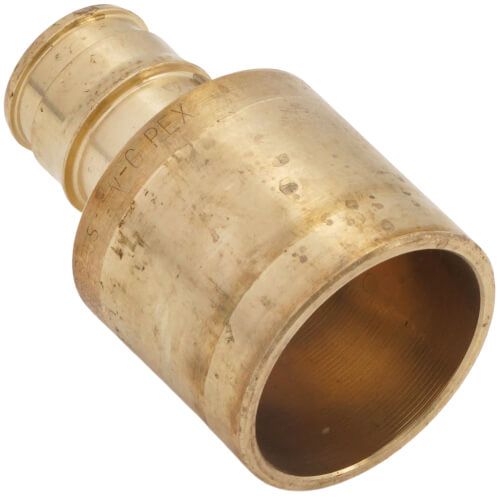 Uponor LF4515075 - 1/2" ProPEX x 3/4" Female Sweat Copper Pipe Adapter (Lead Free Brass)