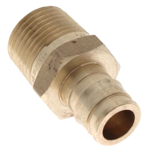 Uponor LF4525050 - 1/2" ProPEX x 1/2" NPT Male Adapter (Lead Free Brass)