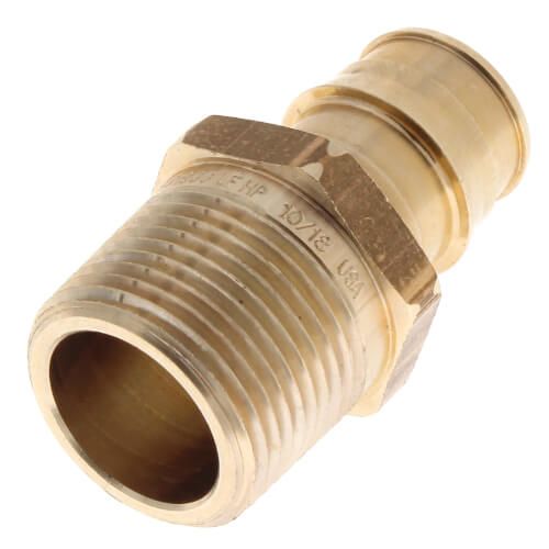 Uponor LF4527575 - 3/4" ProPEX x 3/4" NPT Male Adapter (Lead Free Brass)
