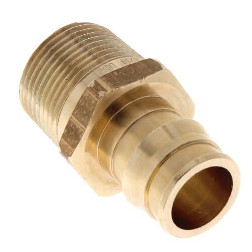 Uponor LF4527575 - 3/4" ProPEX x 3/4" NPT Male Adapter (Lead Free Brass)