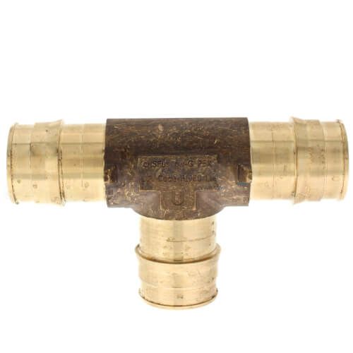 Uponor LF4701010 - 1" ProPEX Tee (Lead Free Brass)