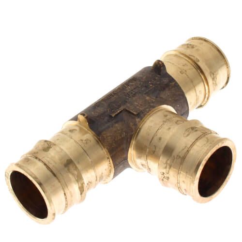 Uponor LF4701010 - 1" ProPEX Tee (Lead Free Brass)