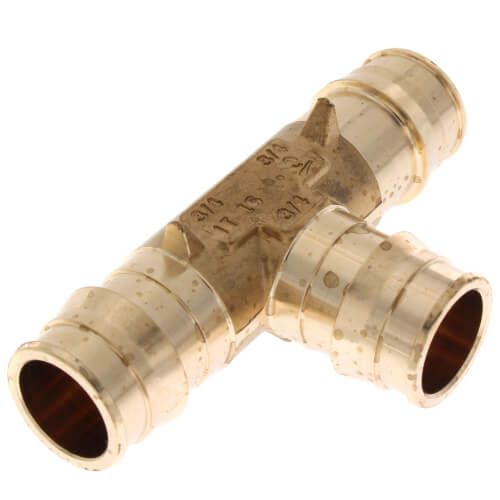 Uponor LF4707575 - 3/4" ProPEX Tee (Lead Free Brass)