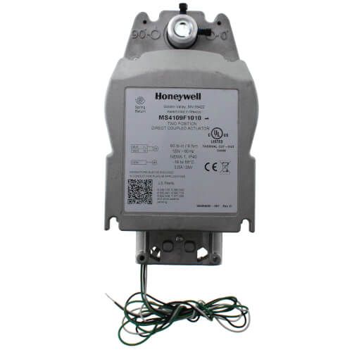 Honeywell MS4109F1010 - Fast Acting, Two-Position Spring Return Actuator (CW & CCW, 120V, 80 lb-in)
