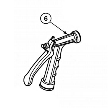 Nu-Calgon PG01 - Pistol Grip Shut-off-Valve w/Anti-Siphon Unit