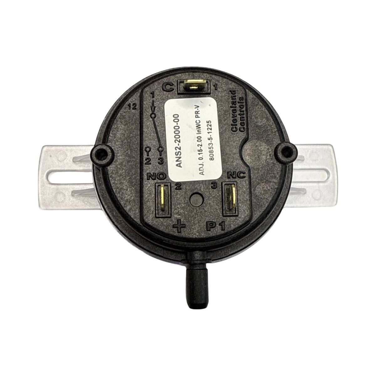 Fyizo FYZ-15-SW12 - ANS2 Adjustable Pressure Switch, 0.15” to 2.0” WC, Cleveland Controls Design, Universal Replacement Draft/Pressure Switch