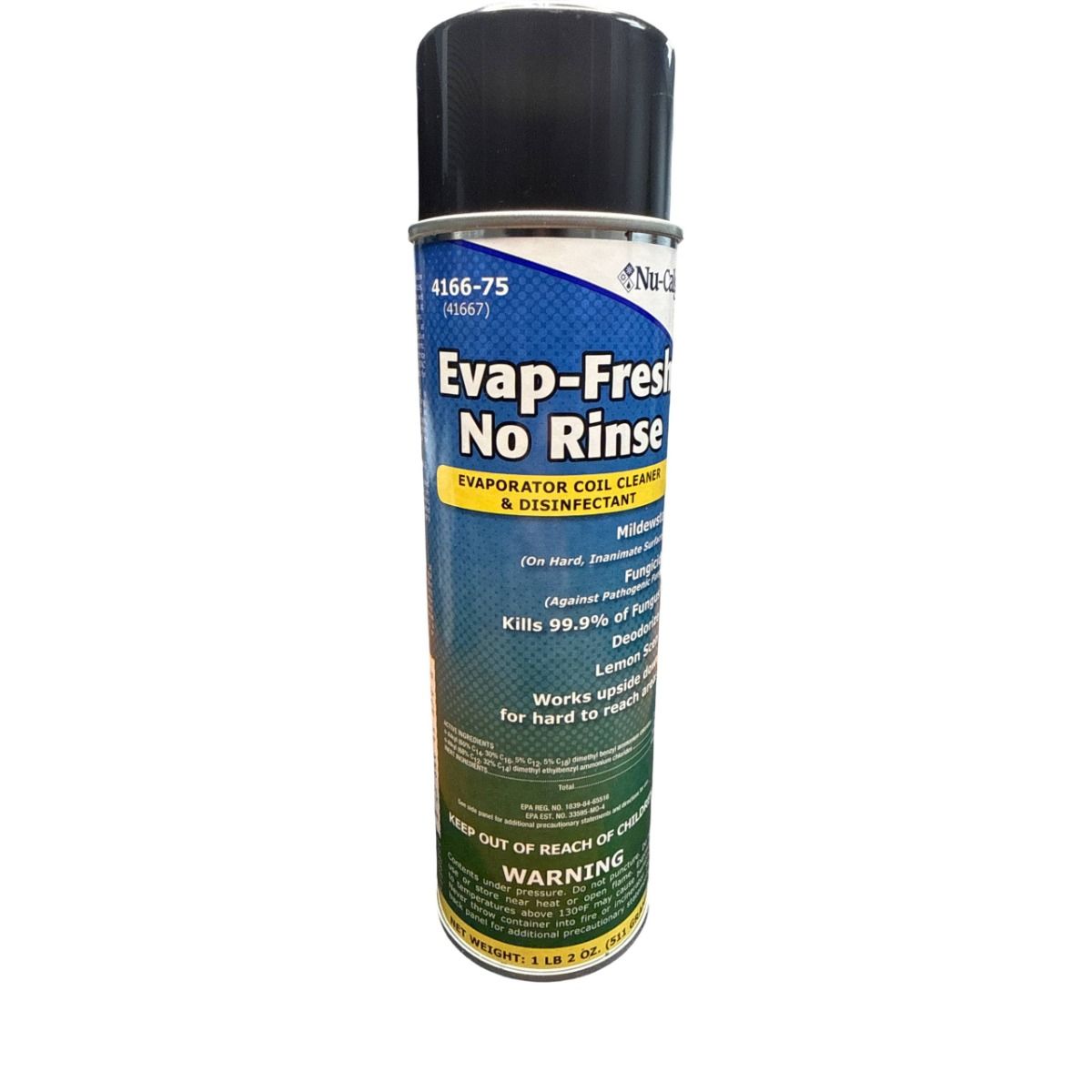 Nu-Calgon 4166-75 Evap-Fresh No Rinse Evaporator Coil Cleaner and Disinfectant, 18 oz Aerosol