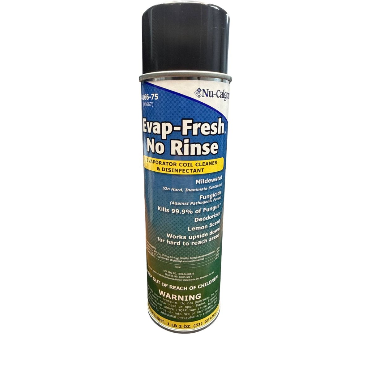 Nu-Calgon 4166-75 Evap-Fresh No Rinse Evaporator Coil Cleaner and Disinfectant, 18 oz Aerosol