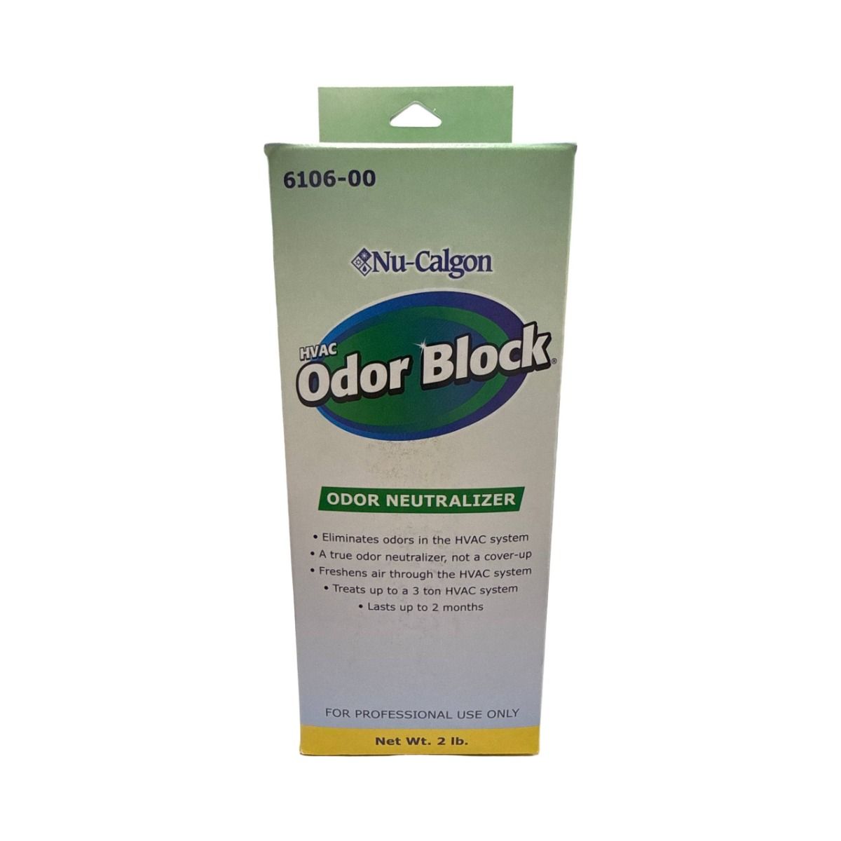 Nu-Calgon 6106-00 HVAC Odor Block, ClenAir Odor Neutralizer, Treats Up to 3 Ton Systems