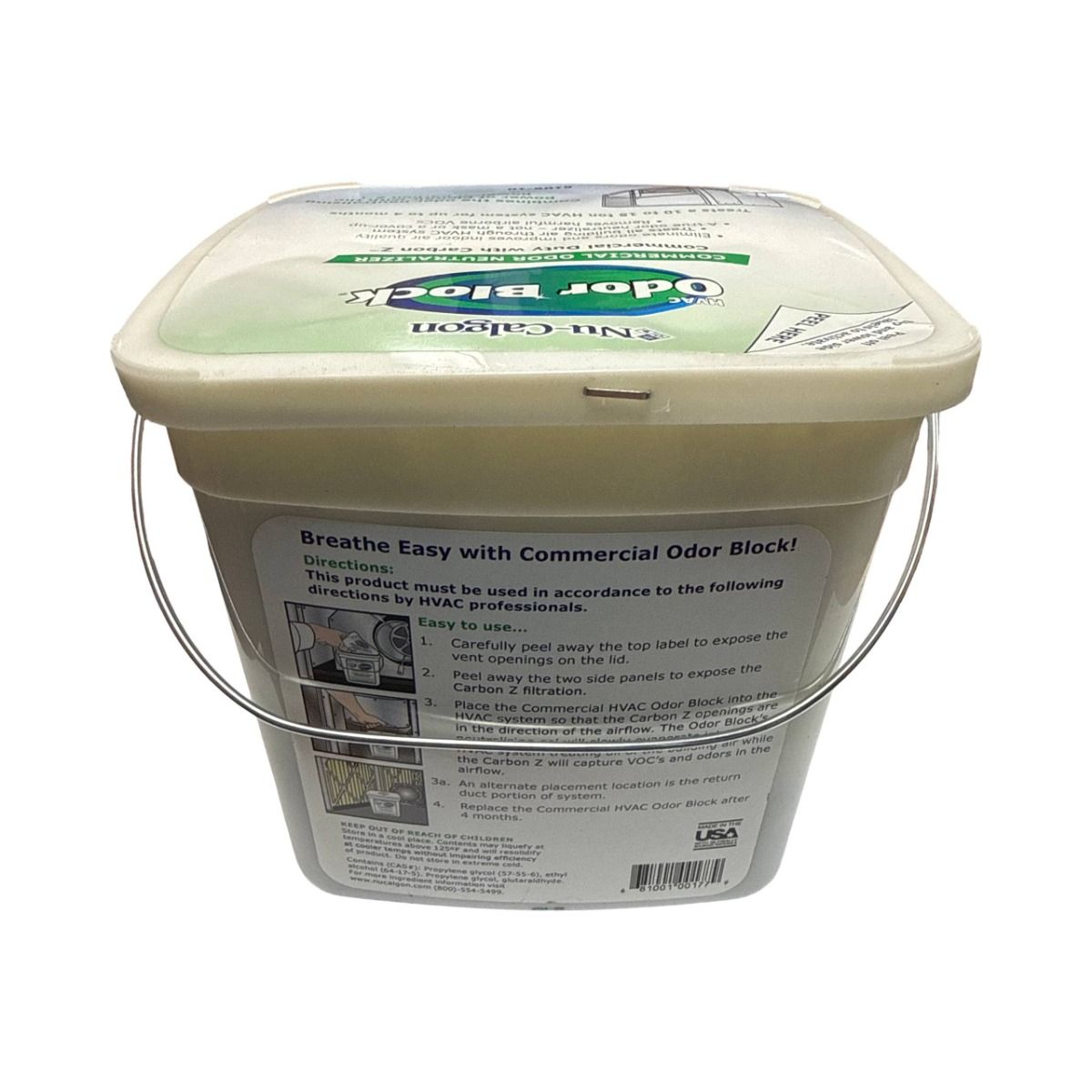Nu-Calgon 6106-10 ClenAir HVAC Odor Block Commercial, 10–15 Ton Systems, 4 Month Treatment (Previously 61061)