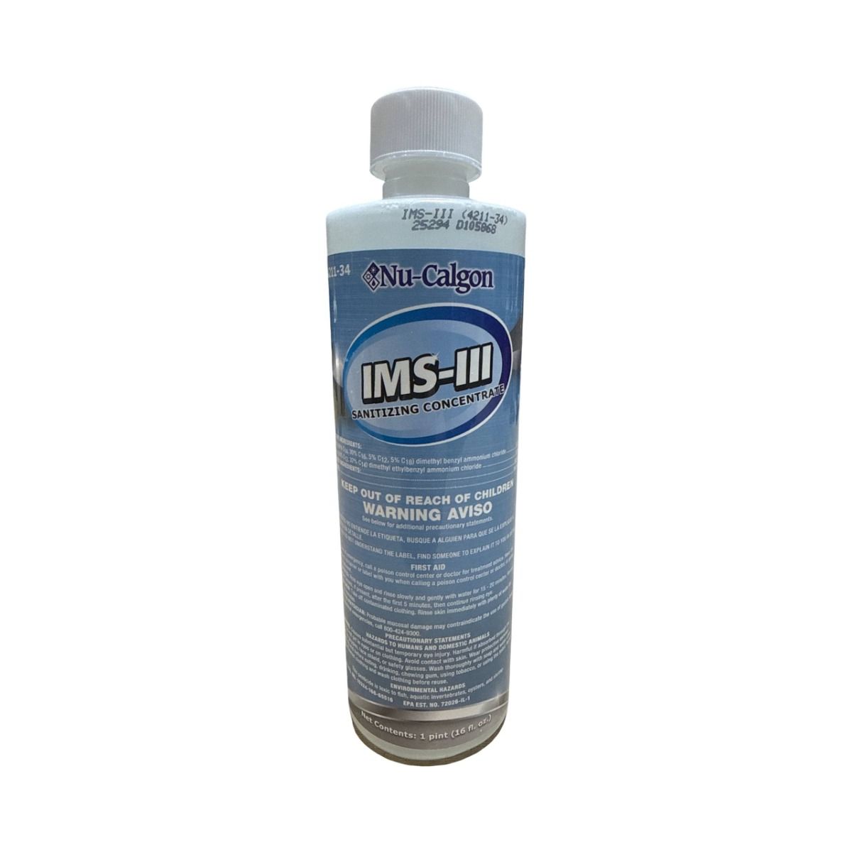 Nu-Calgon 4211-34 - Ice Machine Sanitizer, No Rinse, 16 fl oz