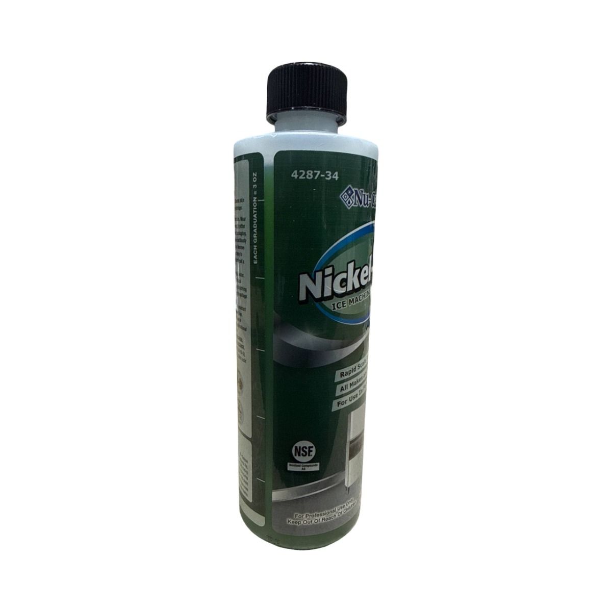 Nu-Calgon 4287-34 Nickel-Safe Ice Machine Cleaner 16 oz – Citric & Phosphoric Acid Descaler for Nickel & Tin-Plated Evaporators, NSF Registered OEM Approved