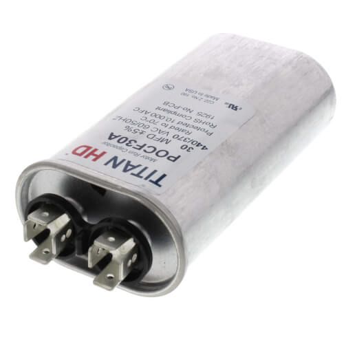 TITAN HD POCF30A - 30 MFD Oval Motor Run Capacitor (440/370V)