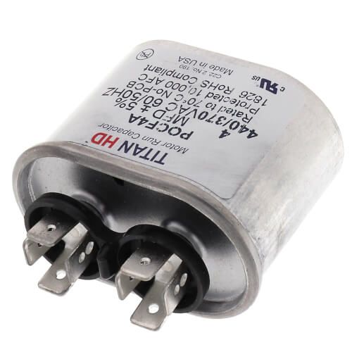 Titan HD POCF4A - 4 MFD Oval Motor Run Capacitor (440/370V)