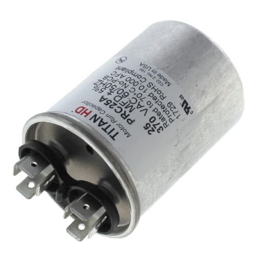 TITAN HD PRC25A - 25 MFD Round Motor Run Capacitor (370V)