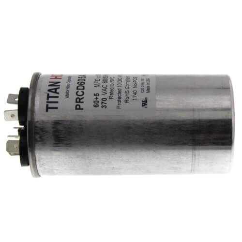 Titan HD PRCD605A - 10 MFD Round Motor Run Capacitor (440/370V)