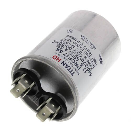TITAN HD PRCF17.5A - 17.5 MFD Round Motor Run Capacitor (440/370V)