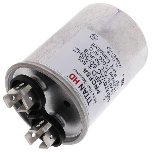 Titan HD PRCF5A - 5 MFD Round Motor Run Capacitor (440/370V)