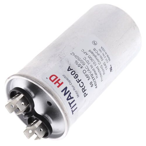Titan Pro PRCF60A - 60 MFD Round Motor Run Capacitor (440/370V)