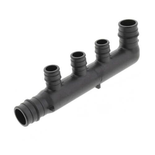 Uponor Q2235577 - EP Flow-Through Roll-Out Multi-Port Elbow, 3 Outlets, 3/4"