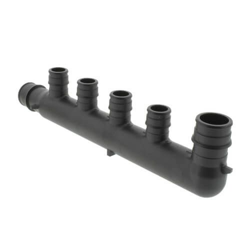 Uponor Q2245577 - EP Flow-Through Roll-Out Multi-Port Elbow, 4 Outlets, 3/4"