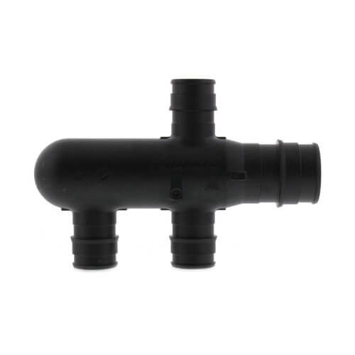 Uponor Q2337550 - EP Branch Opposing Port Multi-Port Tee, 3 Outlets, 3/4"
