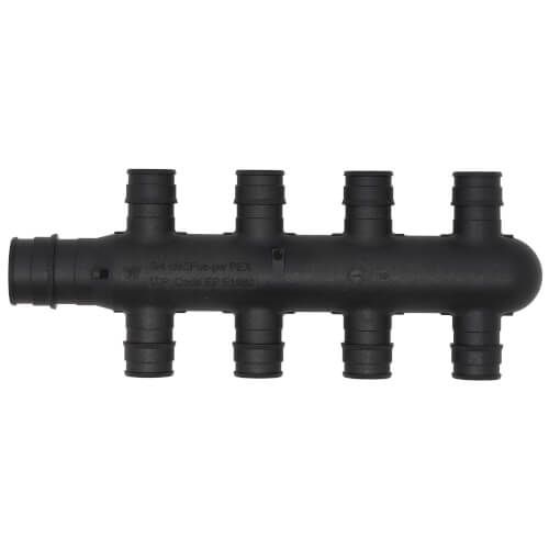 Uponor Q2387550 - EP Branch Opposing Port Multi-Port Tee, 8 Outlets, 3/4"