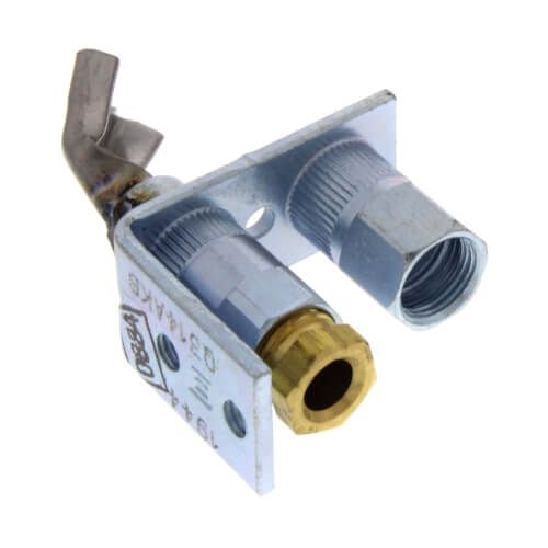 Resideo Q314A6102 - Pilot Burner for Natural or LP Gas w/ a BCR-18 Orifice (Right Single Tip Style)