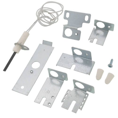 Resideo Q3200U1004 - 120v Flat Glowfly Universal Silicon Nitride Hot Surface Furnace Igniter Kit With Six Brackets 1.36"