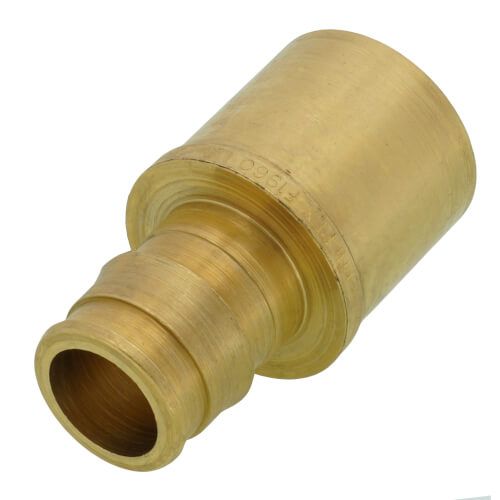 Uponor Q4516375 - 5/8" ProPEX x 3/4" Female Sweat Copper Pipe Adapter (Brass)