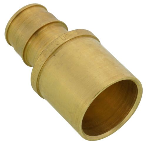 Uponor Q4516375 - 5/8" ProPEX x 3/4" Female Sweat Copper Pipe Adapter (Brass)