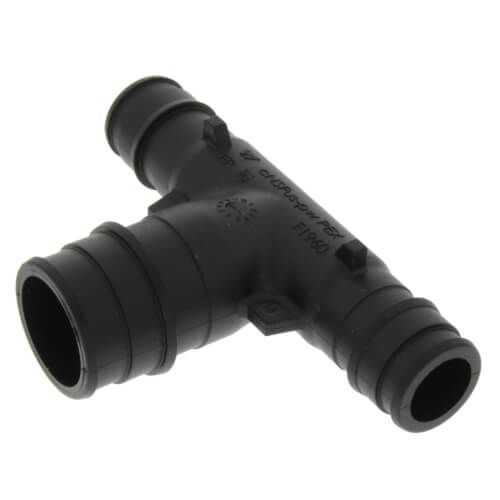 Uponor Q4755575 - 1/2" x 1/2" x 3/4" ProPEX EP Reducing Tee