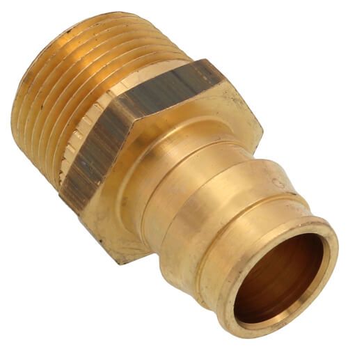 Uponor Q5527575 - 3/4" ProPEX x 3/4" NPT Brass Male Adapter