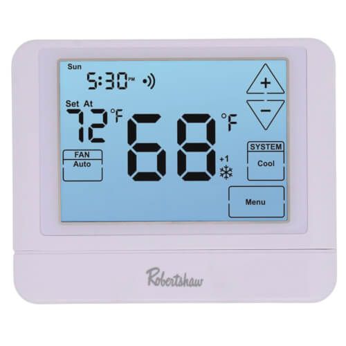 Robertshaw RS10420T - Digital WiFi Programmable Touchscreen Wall Thermostat (4 Heat/2 Cool)