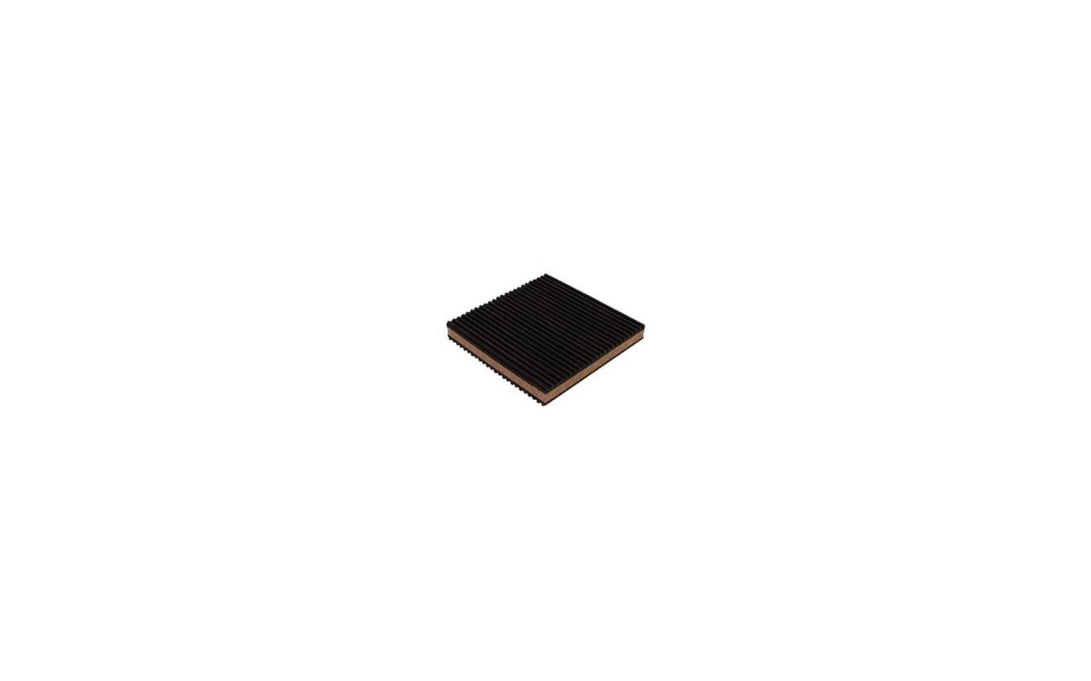 Lennox 49P38 - Bramec 6132, Anti-Vibration Pad, Rubber and Cork, 2 x 2 x 7/8"