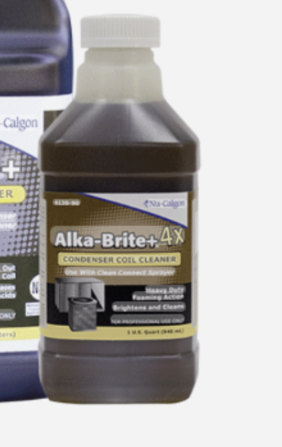 Nu-Calgon 4120-05 - Condenser coil cleaner and brightener, Nu-CAlka-Brite Plus 2 1/2 gal. pail