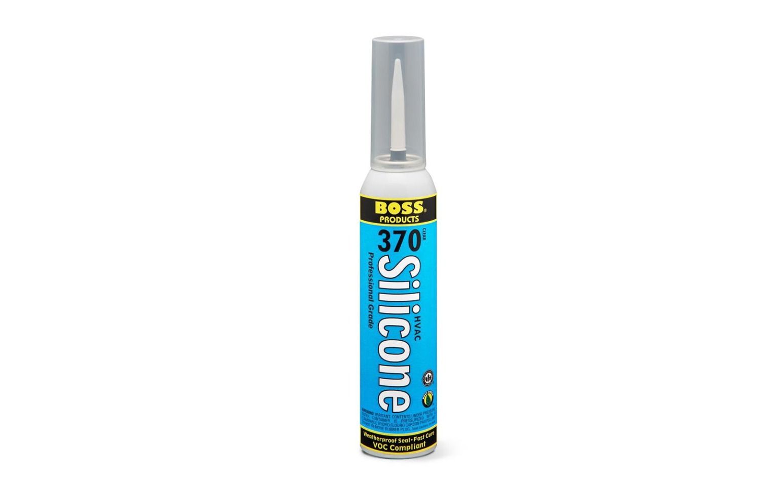 Lennox 18D50 - Boss 37008, 370 HVAC Silicone Sealant, Clear, 8 Ounce Pressurized Can