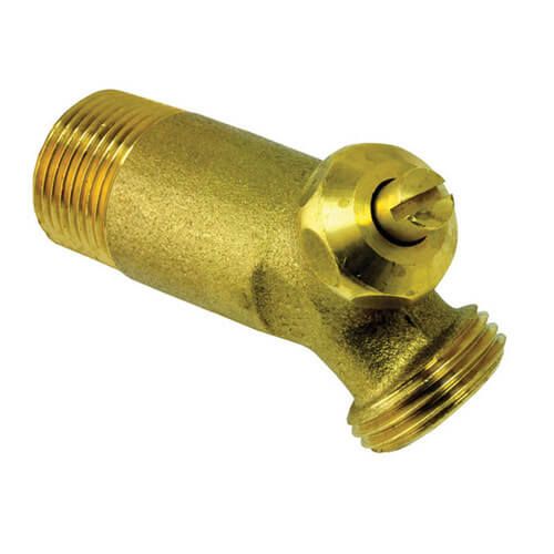 Rheem SP12112S - Drain Valve for Water Heater - Screwdriver, Brass, 3 in. Shank