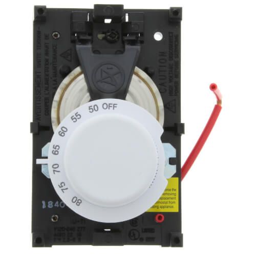Honeywell Home T4398B1029 - 4398 Electric Heat Thermostat, w/ Thermom. & Pos Off Switch