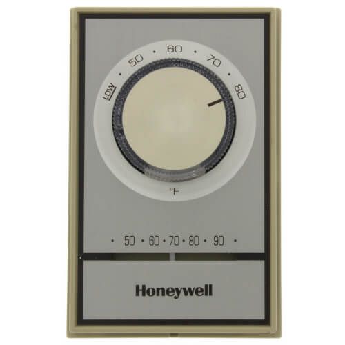 Resideo T498A1778 - T498 Beige Electric Heat Thermostat, w/ Range Stops