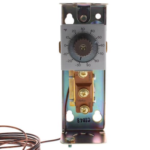Honeywell T6031A1136 - Remote Bulb Refrigeration Temperature Controller w/ -30 to 90 F temp. setting and 8 ft. capillary