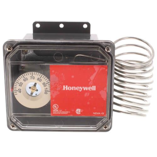 Honeywell T631F1068 - Agricultural Temperature Controller, 35 to 100 F w/ NEMA 4X (24 Vac or 120/240 Vac)