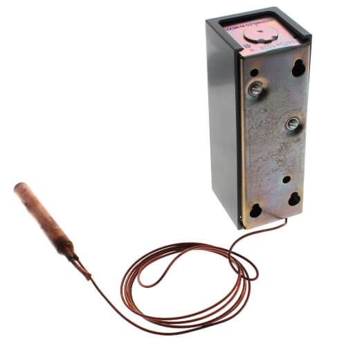 Honeywell T675A1508 - Remote bulb Commercial Temperature Controller, 0 F to 100 F, 5 ft. capillary, Copper bulb sensing element